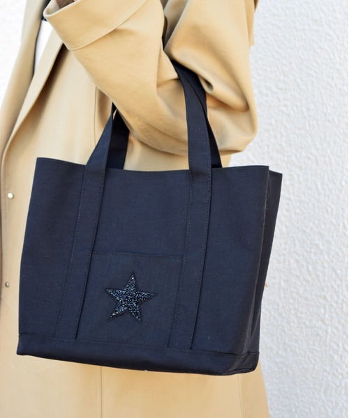 【ラスト1点】SHALOM STAR BAG トートバッグ　星柄　人気　新品 org.jpg