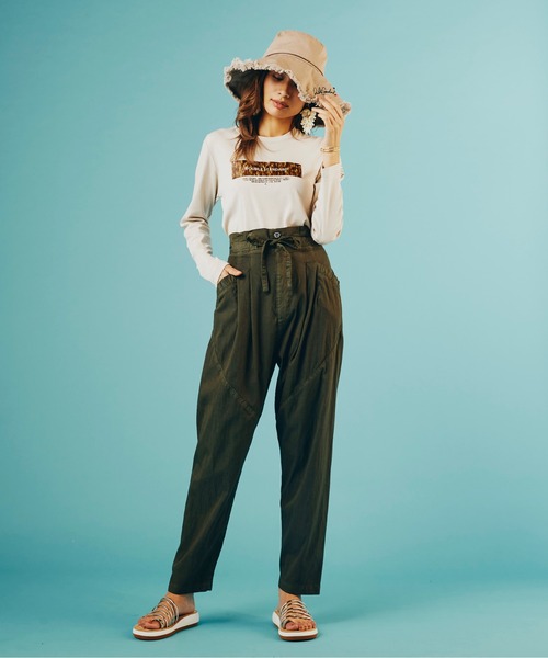 DOUBLE STANDARD CLOTHING(ダブルスタンダードクロージング)の「ガス強撚フライスロンT(Tシャツ/カットソー・レディース・ベージュ/オフホワイト・FREE)」の13枚目の写真