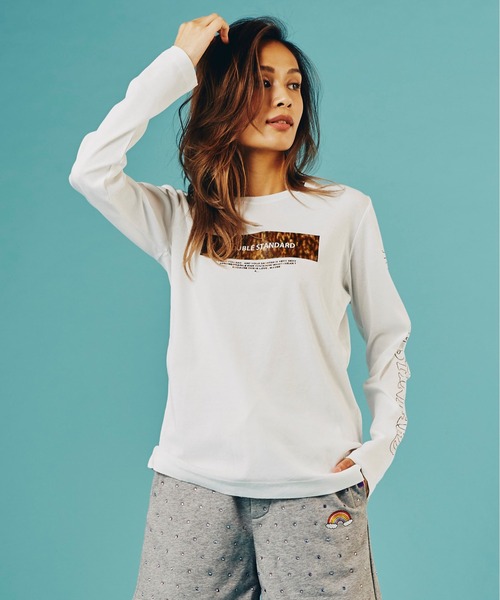 セール】ガス強撚フライスロンT（Tシャツ/カットソー）｜DOUBLE