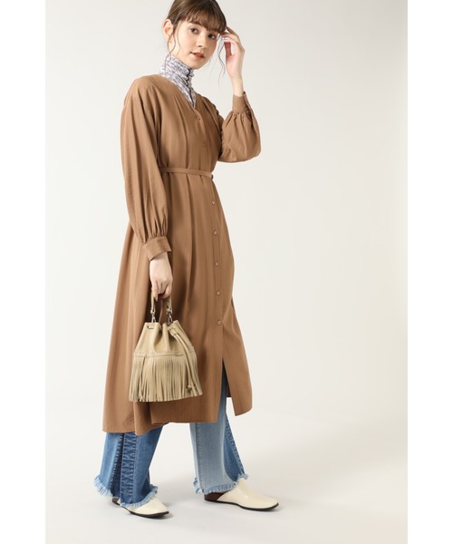 セール 前開きロングワンピース ワンピース Rose Bud ローズバッド のファッション通販 Zozotown