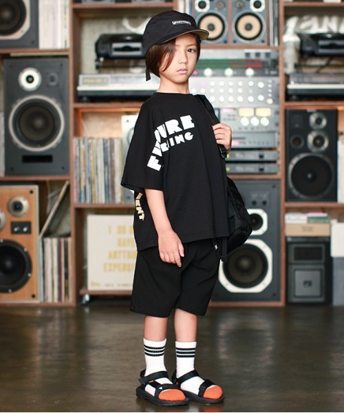 GROOVY COLORS（グルービーカラーズ）の「スーパーストレッチ ショートパンツ（その他パンツ・キッズ・ブラック/ベージュ/カーキ・90/100/110/120）」の3枚目の写真