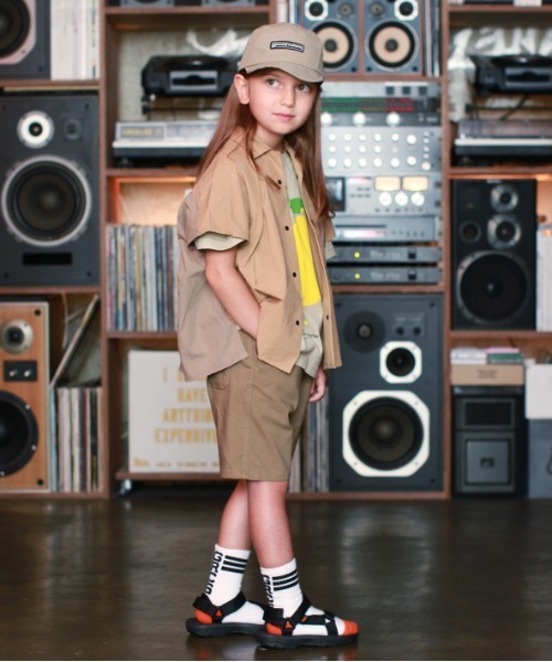 GROOVY COLORS（グルービーカラーズ）の「スーパーストレッチ ショートパンツ（その他パンツ・キッズ・ブラック/ベージュ/カーキ・90/100/110/120）」の9枚目の写真