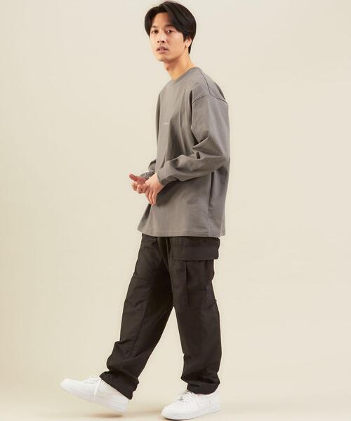 green label relaxing（グリーンレーベルリラクシング）の「SC SINCERELY プリント クルーネック 長袖 カットソー（Tシャツ/カットソー・メンズ・ライトグレー/ロイヤルブルー/ベージュ・LARGE/SMALL/X-LARGE/MEDIUM）」の10枚目の写真