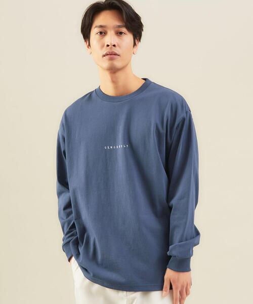 green label relaxing（グリーンレーベルリラクシング）の「SC SINCERELY プリント クルーネック 長袖 カットソー（Tシャツ/カットソー・メンズ・ライトグレー/ロイヤルブルー/ベージュ・LARGE/SMALL/X-LARGE/MEDIUM）」の9枚目の写真