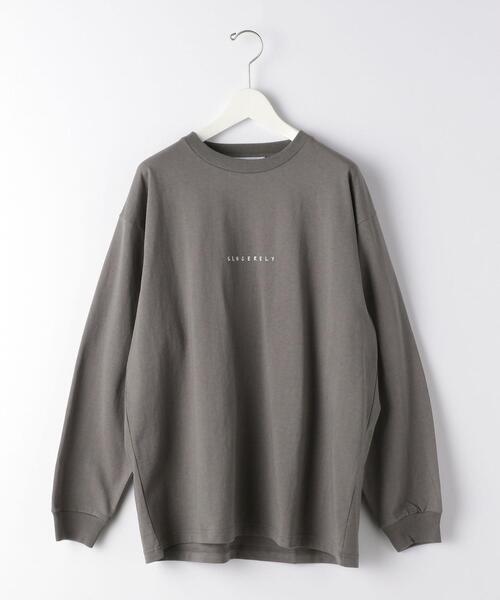 green label relaxing（グリーンレーベルリラクシング）の「SC SINCERELY プリント クルーネック 長袖 カットソー（Tシャツ/カットソー・メンズ・ライトグレー/ロイヤルブルー/ベージュ・LARGE/SMALL/X-LARGE/MEDIUM）」の12枚目の写真