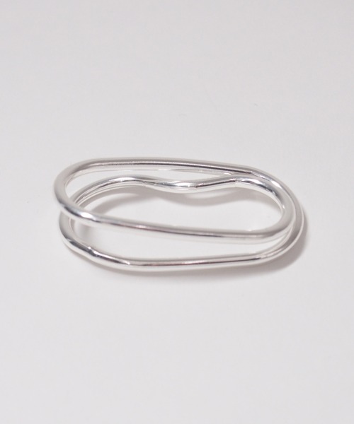 Nothing And Others（ナッシングアンドアザーズ）の「「Nothing And Others/ナッシングアンドアザーズ」Double Line ring（リング・レディース・シルバー・FREE）」の4枚目の写真