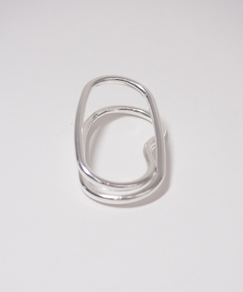 Nothing And Others（ナッシングアンドアザーズ）の「「Nothing And Others/ナッシングアンドアザーズ」Double Line ring（リング・レディース・シルバー・FREE）」の3枚目の写真