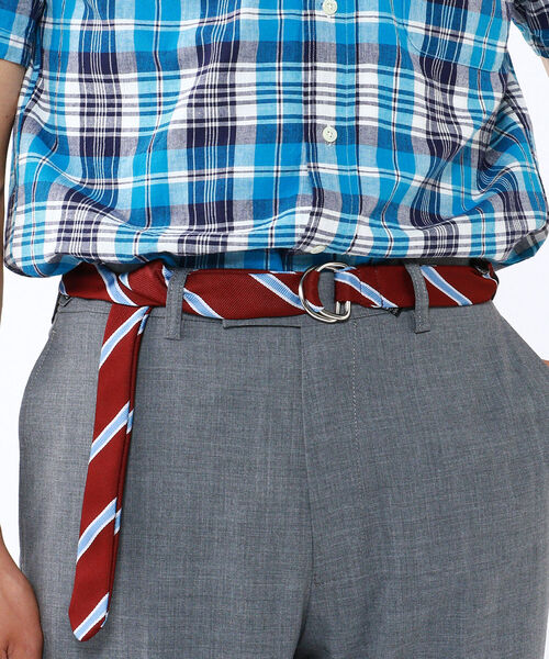 BEAMS PLUS（ビームスプラス）の「BEAMS PLUS / ダブルリング リボンベルト（ベルト・メンズ・ネイビー/グリーン/ワイン・ONE SIZE）」の15枚目の写真