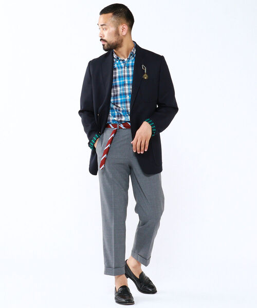 BEAMS PLUS（ビームスプラス）の「BEAMS PLUS / ダブルリング リボンベルト（ベルト・メンズ・ネイビー/グリーン/ワイン・ONE SIZE）」の13枚目の写真