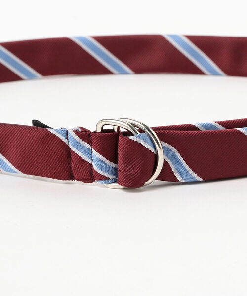 BEAMS PLUS（ビームスプラス）の「BEAMS PLUS / ダブルリング リボンベルト（ベルト・メンズ・ネイビー/グリーン/ワイン・ONE SIZE）」の20枚目の写真