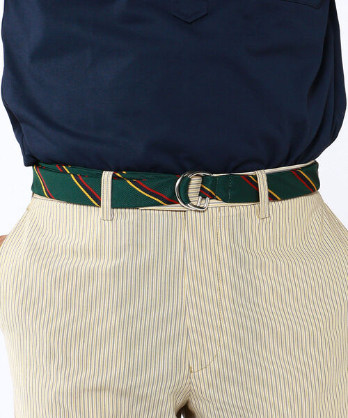 BEAMS PLUS（ビームスプラス）の「BEAMS PLUS / ダブルリング リボンベルト（ベルト・メンズ・ネイビー/グリーン/ワイン・ONE SIZE）」の16枚目の写真