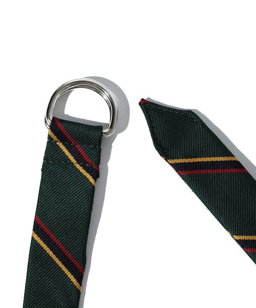 BEAMS PLUS（ビームスプラス）の「BEAMS PLUS / ダブルリング リボンベルト（ベルト・メンズ・ネイビー/グリーン/ワイン・ONE SIZE）」の9枚目の写真