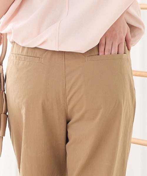 OMNES（オムネス）の「コットンナイロン タックパンツ（その他パンツ・レディース・ブラック/ベージュ/グリーン系その他・MEDIUM/LARGE）」の13枚目の写真