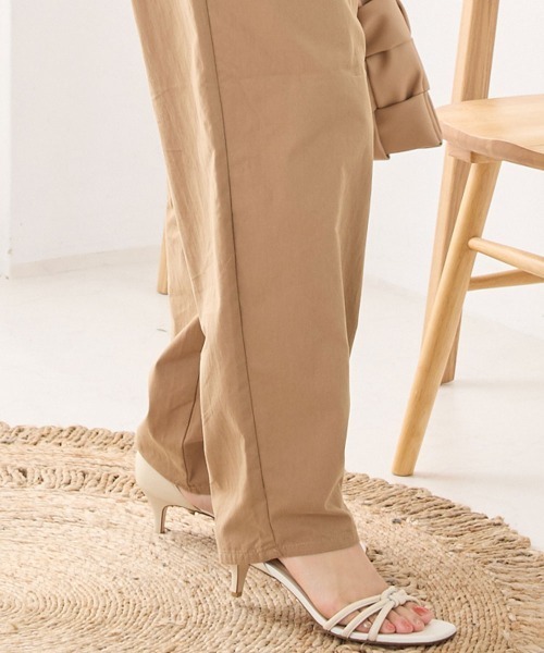 OMNES（オムネス）の「コットンナイロン タックパンツ（その他パンツ・レディース・ブラック/ベージュ/グリーン系その他・MEDIUM/LARGE）」の14枚目の写真