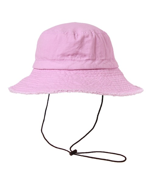 14+（イチヨンプラス）の「フリンジ紐付きウォッシュハット（ハット・レディース・ブラック/アイボリー/パープル/カーキ/ベージュ・FREE）」の10枚目の写真