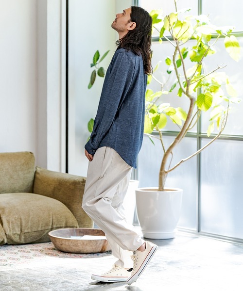 CAMBIO(カンビオ)の「ms4663-カットデニムスキッパーシャツ(シャツ/ブラウス・メンズ・ネイビー/ブラック・M/L)」の5枚目の写真