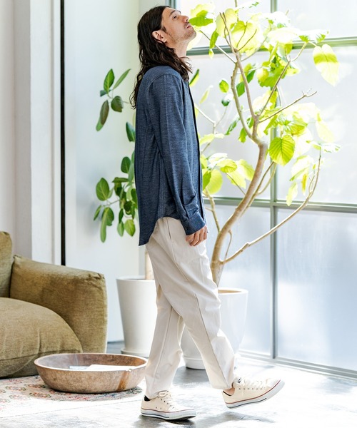 CAMBIO(カンビオ)の「ms4663-カットデニムスキッパーシャツ(シャツ/ブラウス・メンズ・ネイビー/ブラック・M/L)」の14枚目の写真