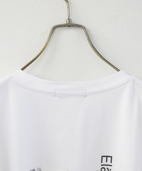 Avvenente（アベネンテ）の「【Avvenente】ニュアンス転写プリントTシャツ（Tシャツ/カットソー・レディース・ブラック/オフホワイト・M）」の12枚目の写真