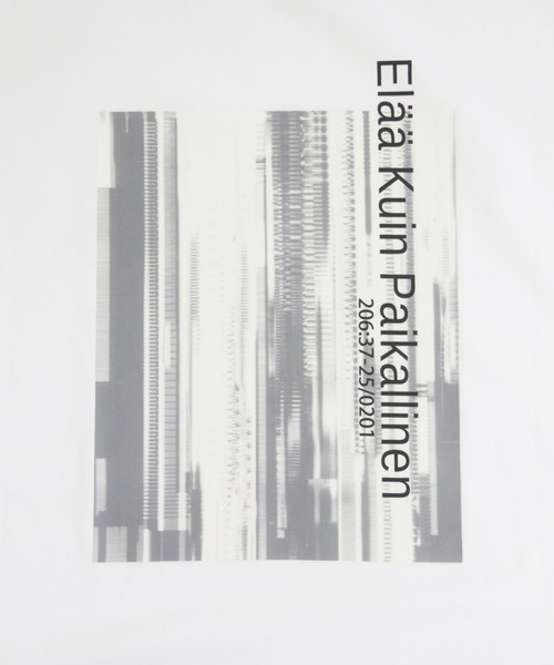 Avvenente（アベネンテ）の「【Avvenente】ニュアンス転写プリントTシャツ（Tシャツ/カットソー・レディース・ブラック/オフホワイト・M）」の7枚目の写真