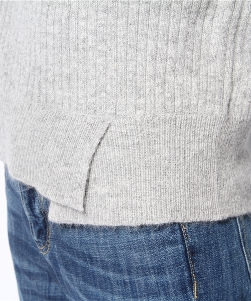 B:MING by BEAMS（ビーミングバイビームス）の「□ビーミング by ビームス / リブオフタートルプルオーバー（ニット/セーター・レディース・ライトグレー/カーキ/オフホワイト・ONE SIZE）」の10枚目の写真