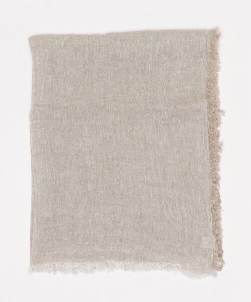 RIVE DROITE(リヴドロワ)の「ナチュラルな風合いで心地良い大判ストール ソリッドリネンストール(ストール/ショール・レディース・キャメル/ブラウン/ベージュ・FREE)」の18枚目の写真