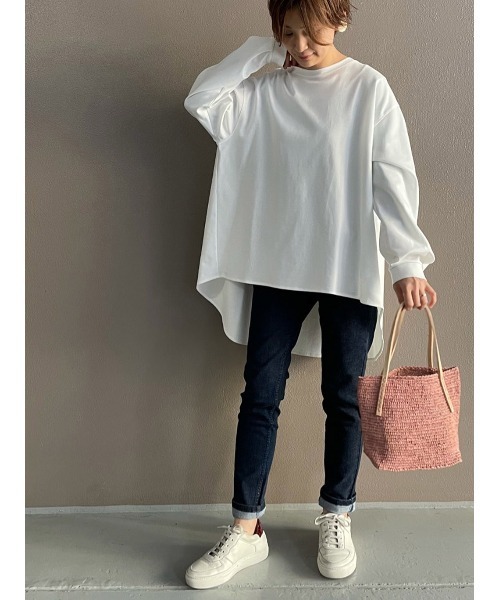 BEARDSLEY ウシロタックフレアカットソー BEARDSLEY（ビアズリー）の「ウシロタックフレアカットソー（T