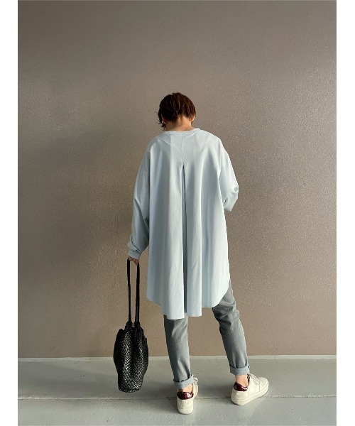 □美品BEARDSLEY異素材フラワープリント切り替えカットソー花柄 デニム