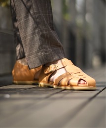 HERISSON | ◆【HERISSON / エリソン】レザーグルカサンダル(サンダル)