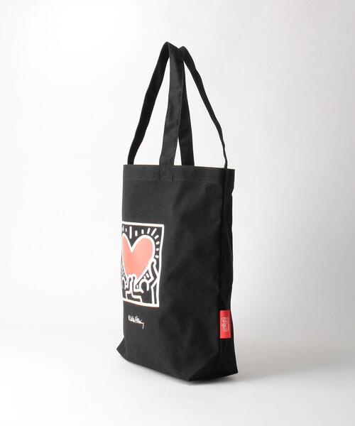 Manhattan Portage（マンハッタンポーテージ）の「【 WEB限定 】[ マンハッタンポーテージ ] キースへリング トートバッグ（トートバッグ・メンズ・ブラック・FREE）」の2枚目の写真