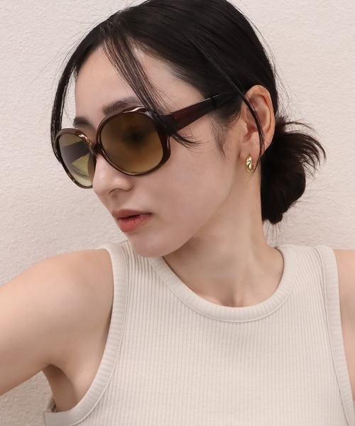 blackdia ocean（ブラックダイヤオーシャン）の「blackdia ocean オーバルサングラス（サングラス・レディース・ブラック系その他/ブラウン系その他/ブラウン系その他2・FREE）」の13枚目の写真