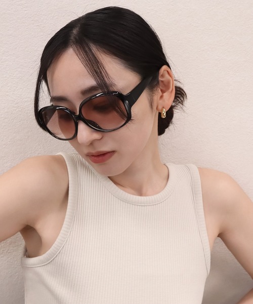 blackdia ocean（ブラックダイヤオーシャン）の「blackdia ocean オーバルサングラス（サングラス・レディース・ブラック系その他/ブラウン系その他/ブラウン系その他2・FREE）」の5枚目の写真