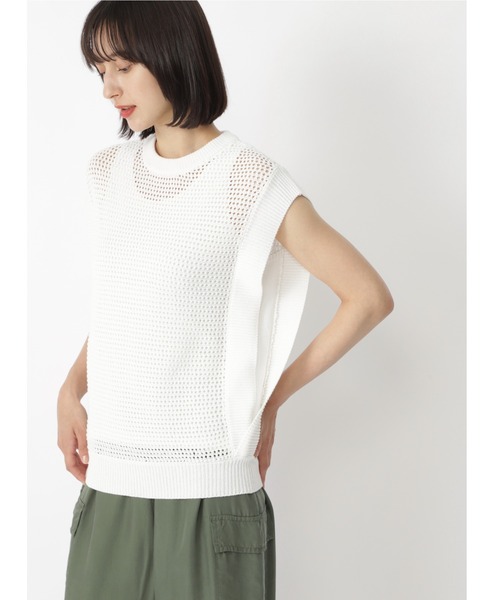 【セール】◆アイレットニットプルオーバー（ニット/セーター）｜human woman（ヒューマンウーマン） 7,379円