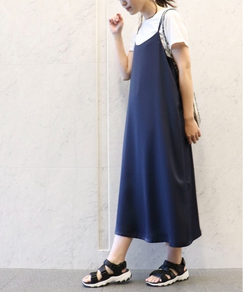 Comme　Ca　Mature（コムサマチュア）の「Tシャツ＋キャミワンピース（ワンピース・レディース・ブラック/ベージュ/ネイビー・MEDIUM/LARGE）」の3枚目の写真