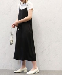 Tシャツ+キャミワンピース