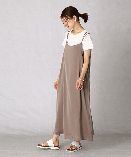 Comme　Ca　Mature（コムサマチュア）の「Tシャツ＋キャミワンピース（ワンピース・レディース・ブラック/ベージュ/ネイビー・MEDIUM/LARGE）」の13枚目の写真