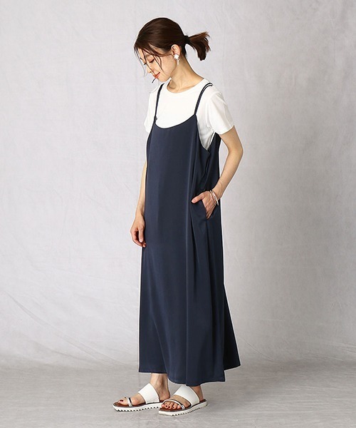 Comme　Ca　Mature（コムサマチュア）の「Tシャツ＋キャミワンピース（ワンピース・レディース・ブラック/ベージュ/ネイビー・MEDIUM/LARGE）」の16枚目の写真