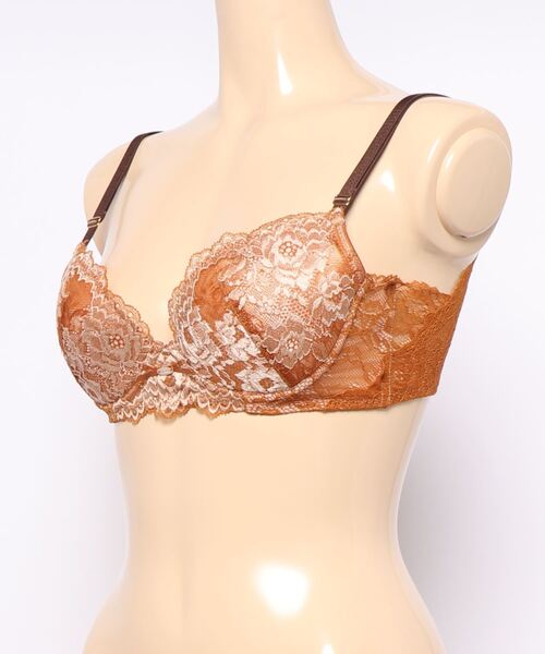 ravime（ラヴィミー）の「シンシア デュベタッチ ブラ(B～Ｃカップ)（ブラジャー・レディース・ピンク/グリーン/テラコッタ・B65/C65/C70/B70/C75/B75）」の20枚目の写真