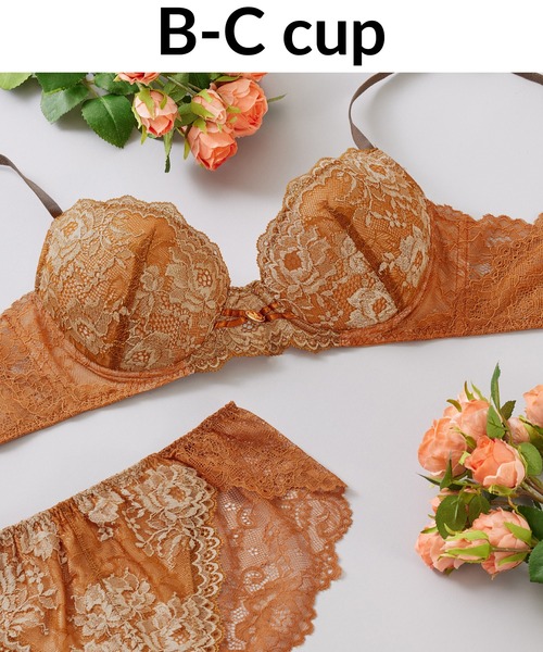 ravime（ラヴィミー）の「シンシア デュベタッチ ブラ(B～Ｃカップ)（ブラジャー・レディース・ピンク/グリーン/テラコッタ・B65/C65/C70/B70/C75/B75）」の2枚目の写真