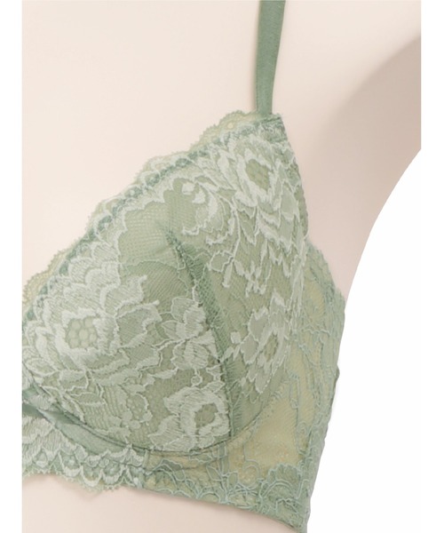 ravime（ラヴィミー）の「シンシア デュベタッチ ブラ(B～Ｃカップ)（ブラジャー・レディース・ピンク/グリーン/テラコッタ・B65/C65/C70/B70/C75/B75）」の7枚目の写真