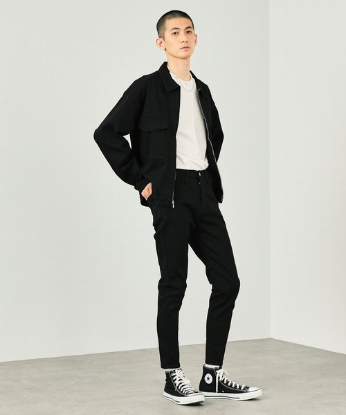 EDWIN（エドウィン）の「EDWIN エドウィン 【ZOZO限定商品】 スキニーデニムパンツ　(セットアップ対応）（デニムパンツ・メンズ・インディゴブルー/ブラック・MEDIUM/LARGE/SMALL）」の7枚目の写真