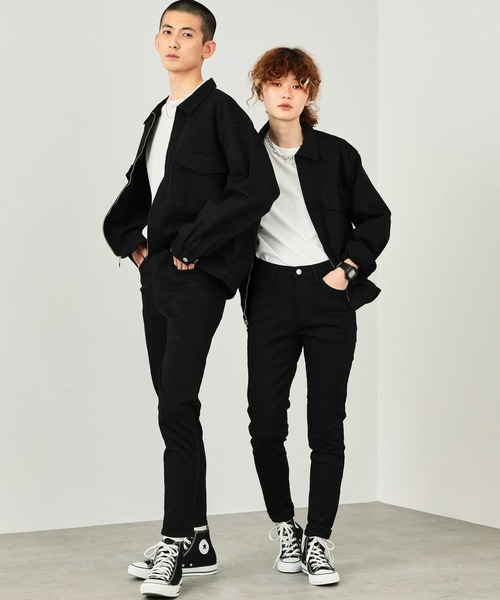 EDWIN（エドウィン）の「EDWIN エドウィン 【ZOZO限定商品】 スキニーデニムパンツ　(セットアップ対応）（デニムパンツ・メンズ・インディゴブルー/ブラック・MEDIUM/LARGE/SMALL）」の3枚目の写真