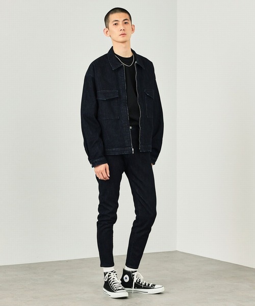 EDWIN（エドウィン）の「EDWIN エドウィン 【ZOZO限定商品】 スキニーデニムパンツ　(セットアップ対応）（デニムパンツ・メンズ・インディゴブルー/ブラック・MEDIUM/LARGE/SMALL）」の19枚目の写真