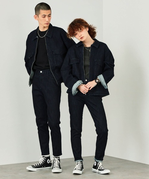 EDWIN（エドウィン）の「EDWIN エドウィン 【ZOZO限定商品】 スキニーデニムパンツ　(セットアップ対応）（デニムパンツ・メンズ・インディゴブルー/ブラック・MEDIUM/LARGE/SMALL）」の14枚目の写真