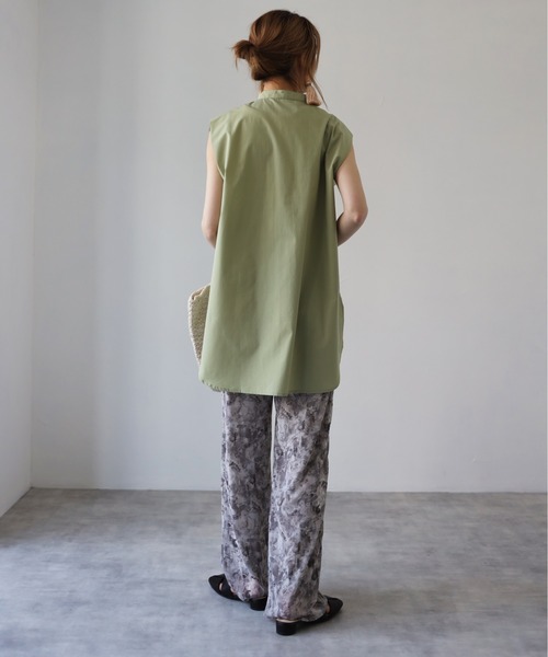 4youstory（フォーユーストーリー）の「ぼかし柄ストレートパンツ（その他パンツ・レディース・モカ/グレー/グリーン・FREE）」の8枚目の写真