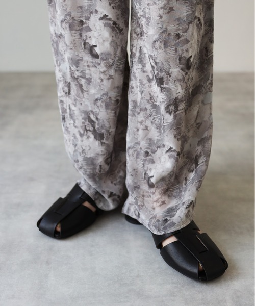 4youstory（フォーユーストーリー）の「ぼかし柄ストレートパンツ（その他パンツ・レディース・モカ/グレー/グリーン・FREE）」の10枚目の写真