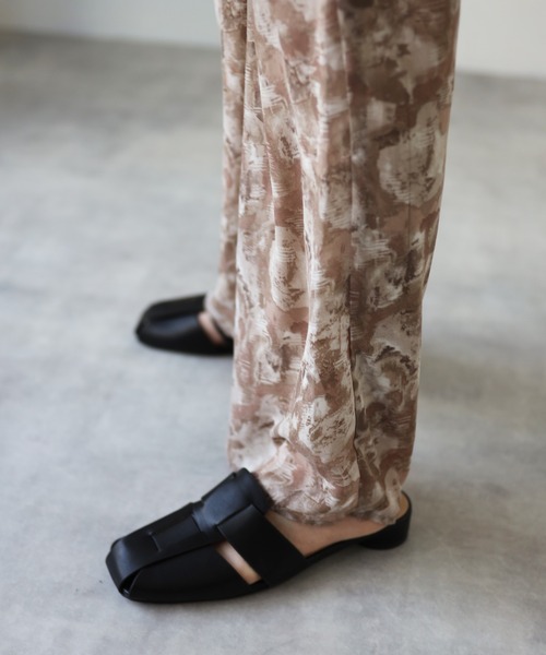 4youstory（フォーユーストーリー）の「ぼかし柄ストレートパンツ（その他パンツ・レディース・モカ/グレー/グリーン・FREE）」の14枚目の写真