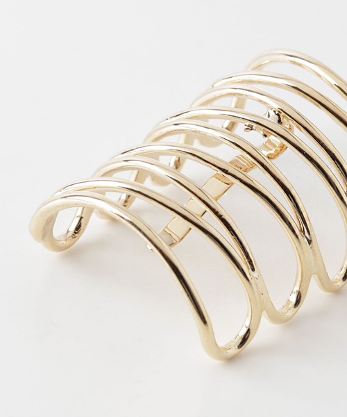 SMELLY(スメリー)の「メタルモヨウヘアカフ(ヘアゴム・レディース・ゴールド・-)」の19枚目の写真