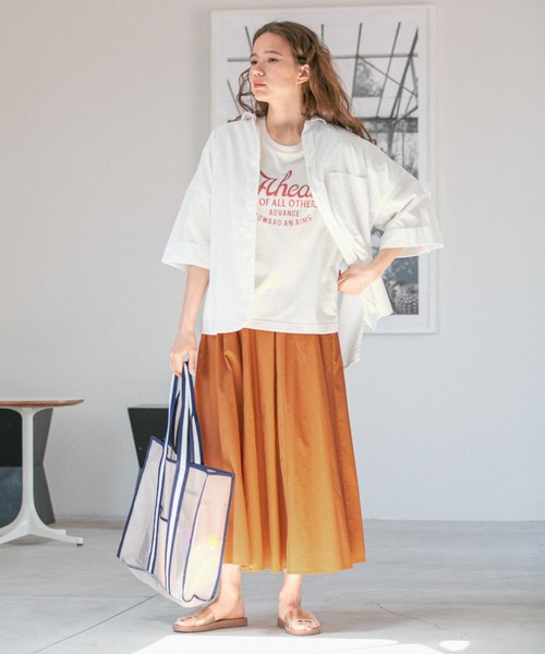 niko and...（ニコアンド）の「オリジナルメッシュトートバッグL（トートバッグ・レディース・ベージュ/ブラック/ピンク・0）」の11枚目の写真