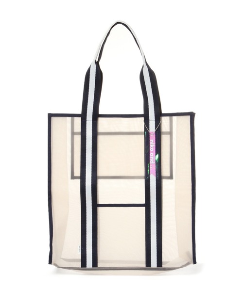 niko and...（ニコアンド）の「オリジナルメッシュトートバッグL（トートバッグ・レディース・ベージュ/ブラック/ピンク・0）」の17枚目の写真