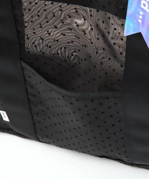 niko and...（ニコアンド）の「オリジナルメッシュトートバッグL（トートバッグ・レディース・ベージュ/ブラック/ピンク・0）」の8枚目の写真
